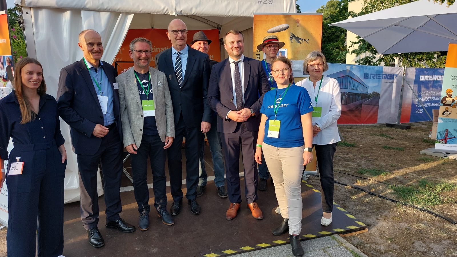 Newton Flight Academy zu Gast beim Brandenburger Sommerabend